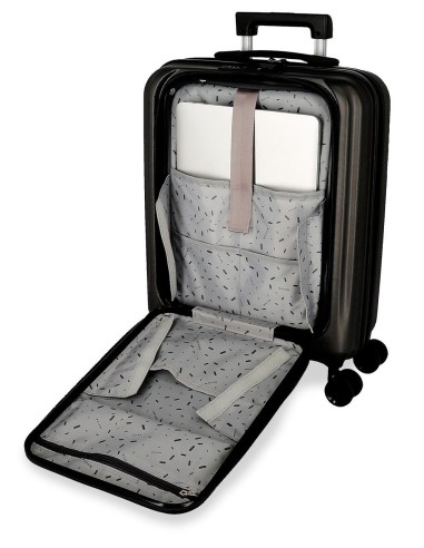 5351221 TROLLEY ABS C/BOLS. 55CM.4R.MOVOM DAYTON NEGRO