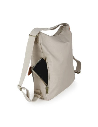 Bolso Mochila Paseo Mujer Gabol Nayade Beige Mochilas Muj...