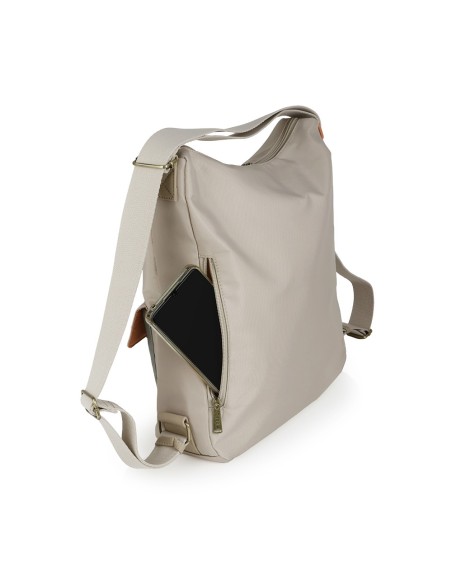 Bolso Mochila Paseo Mujer Gabol Nayade Beige Mochilas Muj...