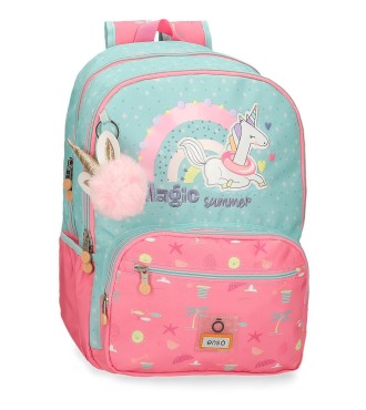 96327D1 MOCHILA ADAP. 44CM.ENSO MAGIC SUMMER