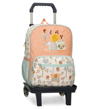 96724T1 MOCHILA ADAP. C/CARRO 38CM.ENSO PLAY ALL DAY