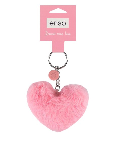 9740222 LLAVERO POMPÓN CORAZON ROSA 9740222 LLAVERO POMPÓN CORAZON ROSA