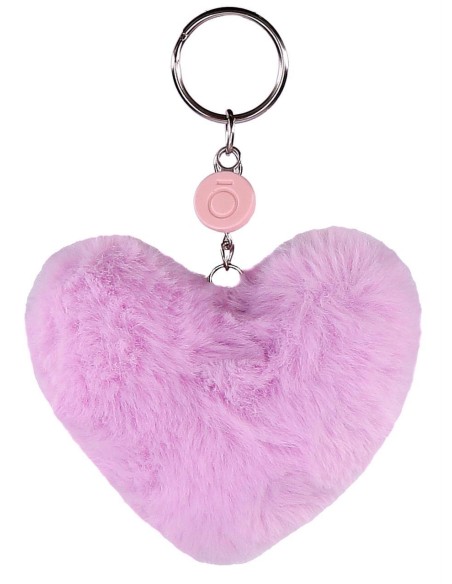 9740223 LLAVERO POMPÓN CORAZON LILA 9740223 LLAVERO POMPÓN CORAZON LILA