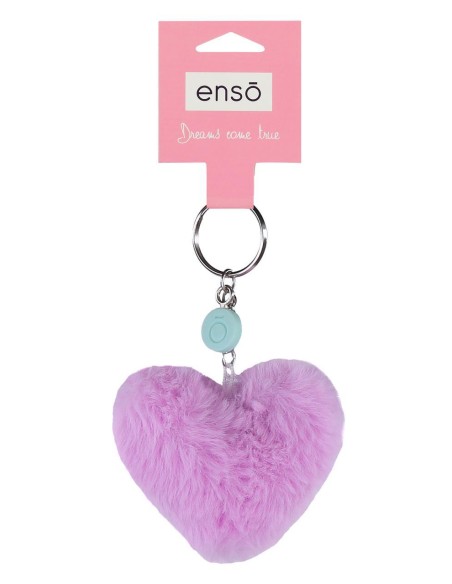 9740224 LLAVERO POMPÓN CORAZON ROSA/LILA 9740224 LLAVERO POMPÓN CORAZON ROSA/LILA