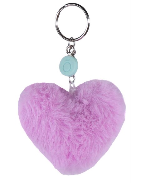 9740224 LLAVERO POMPÓN CORAZON ROSA/LILA 9740224 LLAVERO POMPÓN CORAZON ROSA/LILA