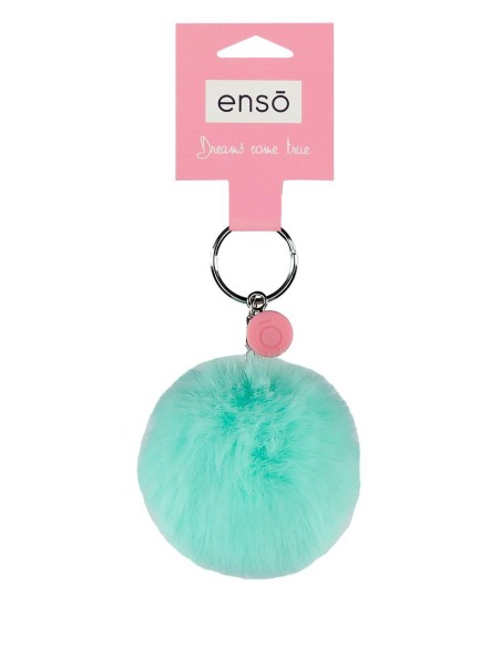 9740227 LLAVERO POMPÓN TURQUESA 9740227 LLAVERO POMPÓN TURQUESA