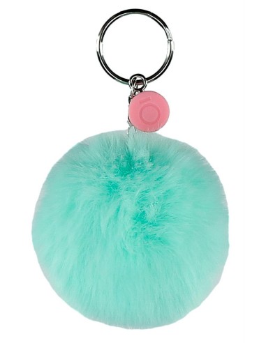 9740227 LLAVERO POMPÓN TURQUESA