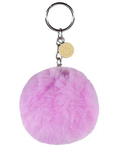9740228 LLAVERO POMPÓN LILA