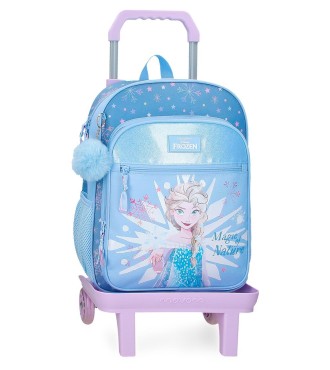 29424T1 MOCHILA ADAP. C/CARRO 38CM. FROZEN MAGIC ICE