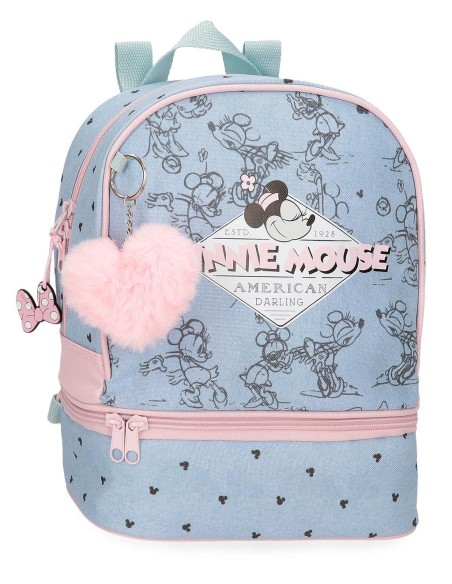 2952721 MOCHILA PORTAMERIENDAS 28CM. MINNIE MOUSE AMERICAN 2952721 MOCHILA PORTAMERIENDAS 28CM. MINNIE MOUSE AMERICAN