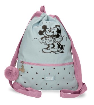 3793821 GYM SAC C/CREMALLERA MICKEY Y MINNIE KISSES