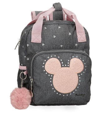 3822221 MOCHILA ADAP. 28CM. MICKEY STUDS