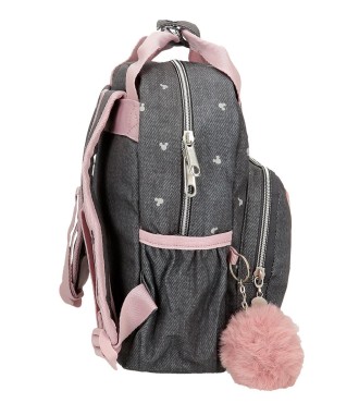 3822221 MOCHILA ADAP. 28CM. MICKEY STUDS 2