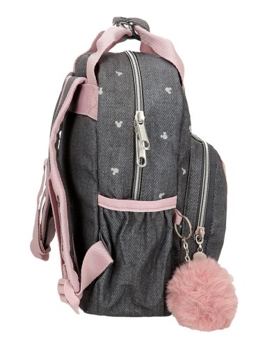 3822221 MOCHILA ADAP. 28CM. MICKEY STUDS