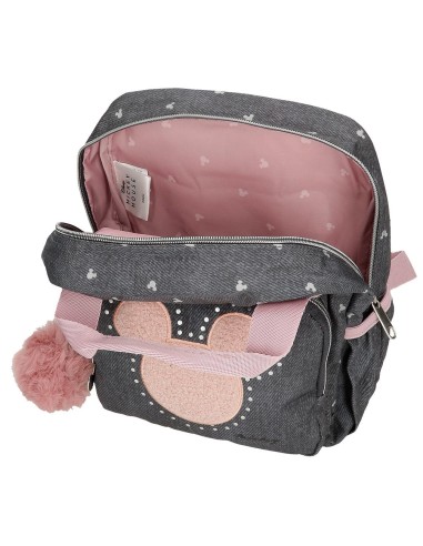 3822221 MOCHILA ADAP. 28CM. MICKEY STUDS