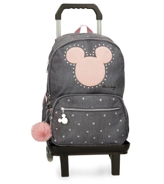 38227T1 MOCHILA ADAP.44CM.C/CARRO MICKEY STUDS