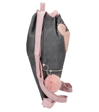 3823821 GYM SAC C/CREMALLERA MICKEY STUDS 2