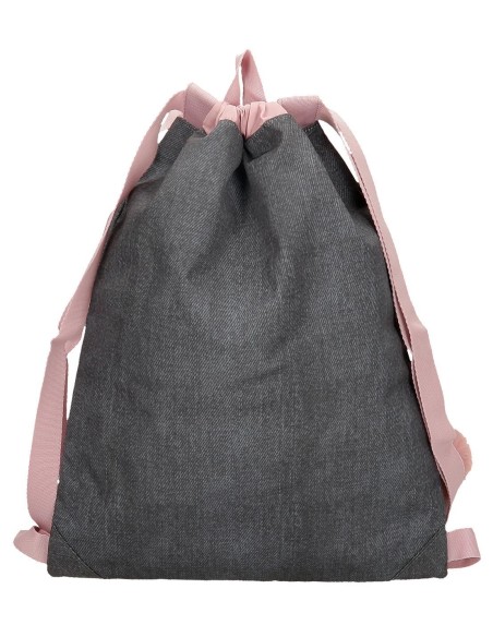 3823821 GYM SAC C/CREMALLERA MICKEY STUDS