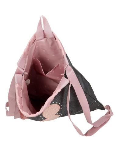 3823821 GYM SAC C/CREMALLERA MICKEY STUDS