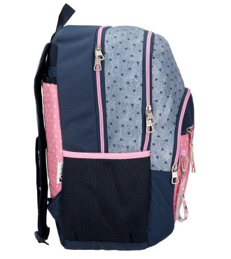 6822521 MOCHILA 44CM. 2C.PJL NONI DENIM 2