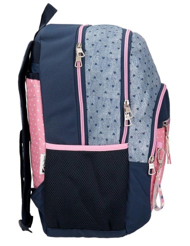 6822521 MOCHILA 44CM. 2C.PJL NONI DENIM