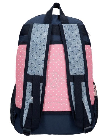6822521 MOCHILA 44CM. 2C.PJL NONI DENIM
