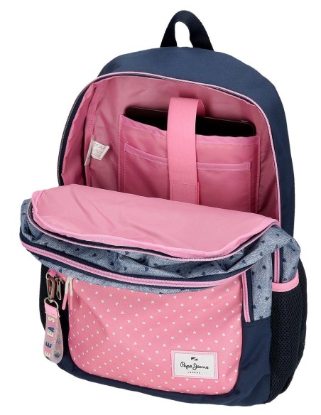 6822521 MOCHILA 44CM. 2C.PJL NONI DENIM 6822521 MOCHILA 44CM. 2C.PJL NONI DENIM