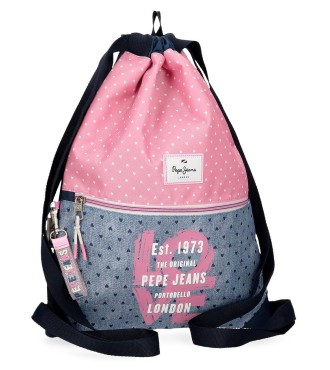 6823821 GYM SAC C/ CREMALLERA PJL NONI DENIM
