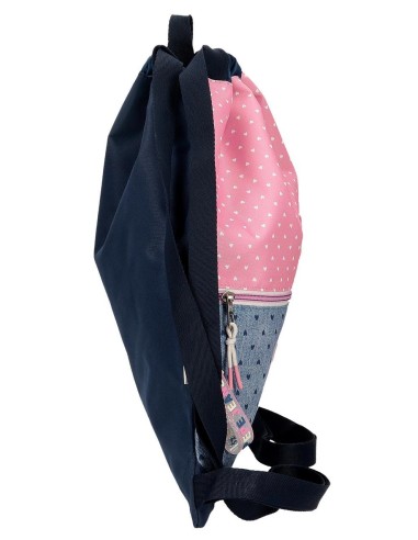 6823821 GYM SAC C/ CREMALLERA PJL NONI DENIM