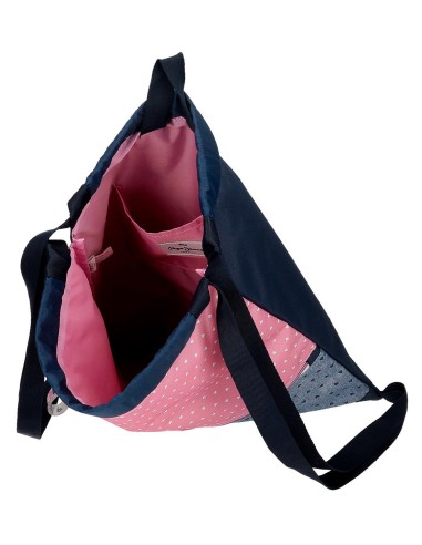 6823821 GYM SAC C/ CREMALLERA PJL NONI DENIM