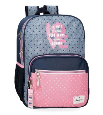 68222D1 MOCHILA ADAP.40CM. 2C. PJL NONI DENIM