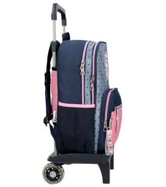 68222T1 MOCHILA ADAP. 40CM. 2C. C/CARRO PJL NONI DENIM 2