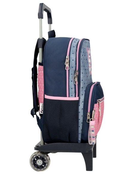 68222T1 MOCHILA ADAP. 40CM. 2C. C/CARRO PJL NONI DENIM