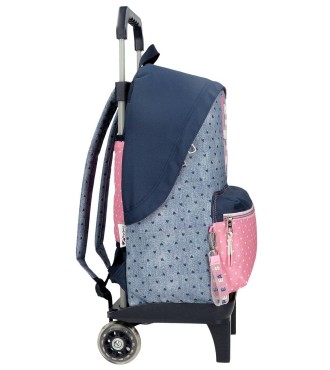 68223T1 MOCHILA ADAP.42CM.C/CARRO PJL NONI DENIM 2