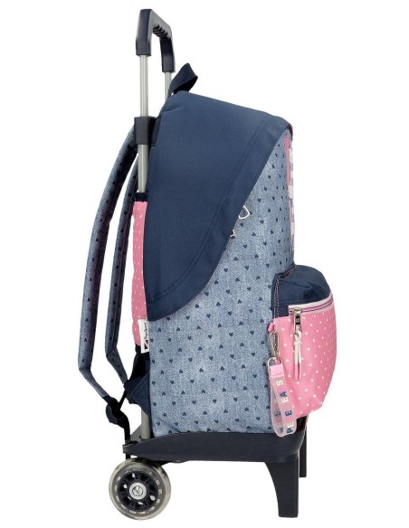68223T1 MOCHILA ADAP.42CM.C/CARRO PJL NONI DENIM 68223T1 MOCHILA ADAP.42CM.C/CARRO PJL NONI DENIM