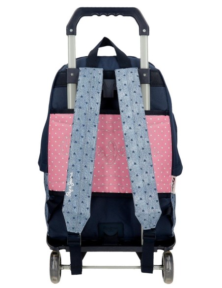 68223T1 MOCHILA ADAP.42CM.C/CARRO PJL NONI DENIM 68223T1 MOCHILA ADAP.42CM.C/CARRO PJL NONI DENIM