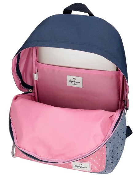 68223T1 MOCHILA ADAP.42CM.C/CARRO PJL NONI DENIM 68223T1 MOCHILA ADAP.42CM.C/CARRO PJL NONI DENIM
