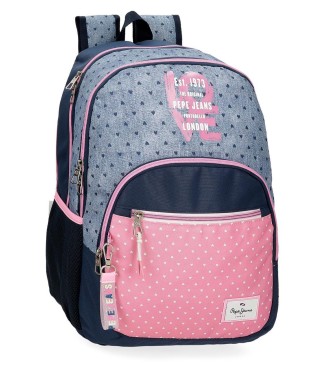 68225D1 MOCHILA ADAP.44CM. 2C.PJL NONI DENIM