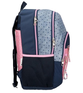 68225D1 MOCHILA ADAP.44CM. 2C.PJL NONI DENIM 2