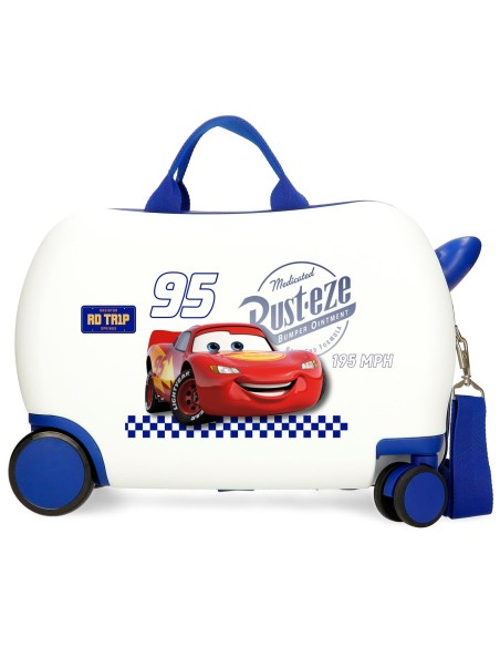 2021042 MALETA INF.ABS 4R.(2 MULTI.) 45CM. CARS TRIP BLANC 2021042 MALETA INF.ABS 4R.(2 MULTI.) 45CM. CARS TRIP BLANC