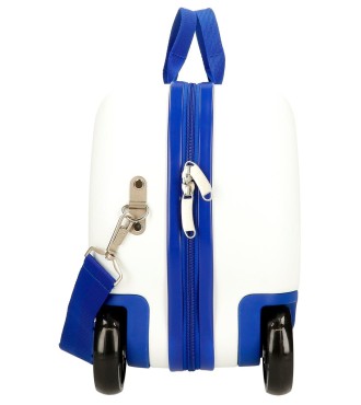2021042 MALETA INF.ABS 4R.(2 MULTI.) 45CM. CARS TRIP BLANC 2