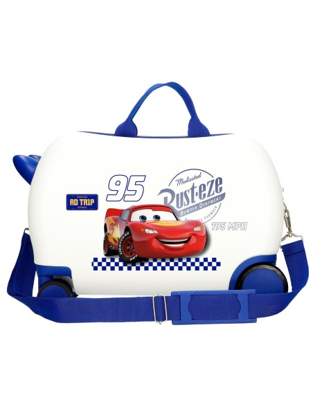 2021042 MALETA INF.ABS 4R.(2 MULTI.) 45CM. CARS TRIP BLANC 2021042 MALETA INF.ABS 4R.(2 MULTI.) 45CM. CARS TRIP BLANC