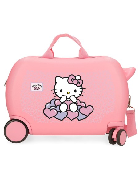 2031041 MALETA INF.ABS 4R.(2 MULTI.) 45CM. HELLO KITTY HEART