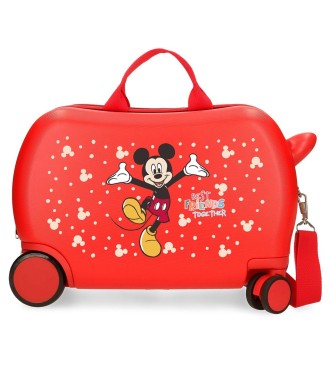 2971021 MALETA INF.ABS 4R.(2 MULTI.) 45CM. MICKEY BEST FRIEN