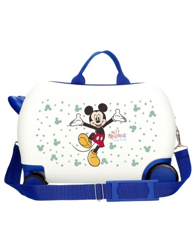 2971022 MALETA INF.ABS 4R.(2 MULTI.) 45CM. MICKEY BEST FRIEN