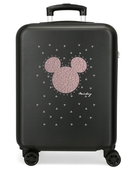 3821121 TROLLEY ABS 55CM.4R. MICKEY STUD NEGRO