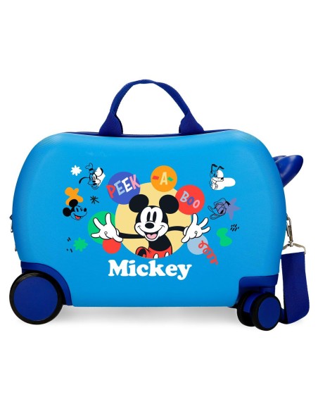 4221041 MALETA INF.ABS 4R.(2 MULTI.) 45CM. MICKEY PEEK A BOO