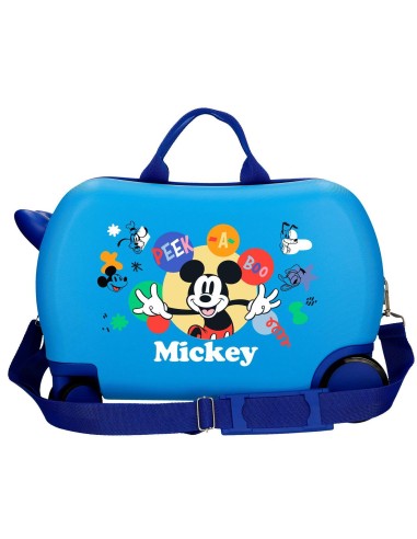 4221041 MALETA INF.ABS 4R.(2 MULTI.) 45CM. MICKEY PEEK A BOO