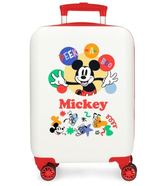 4221342 TROLLEY ABS 50 CM.4R MICKEY PEEK A BOO BLANCO