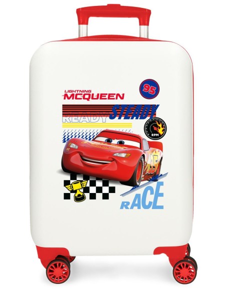 4241342 TROLLEY ABS 50 CM.4R CARS LETS RACE BLANCO 4241342 TROLLEY ABS 50 CM.4R CARS LETS RACE BLANCO